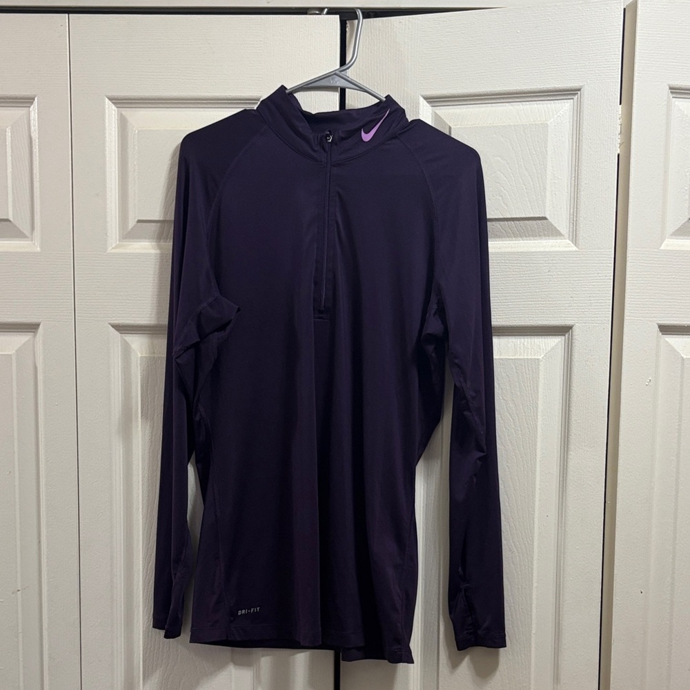 Nike Dark Purple Half-Zip Top